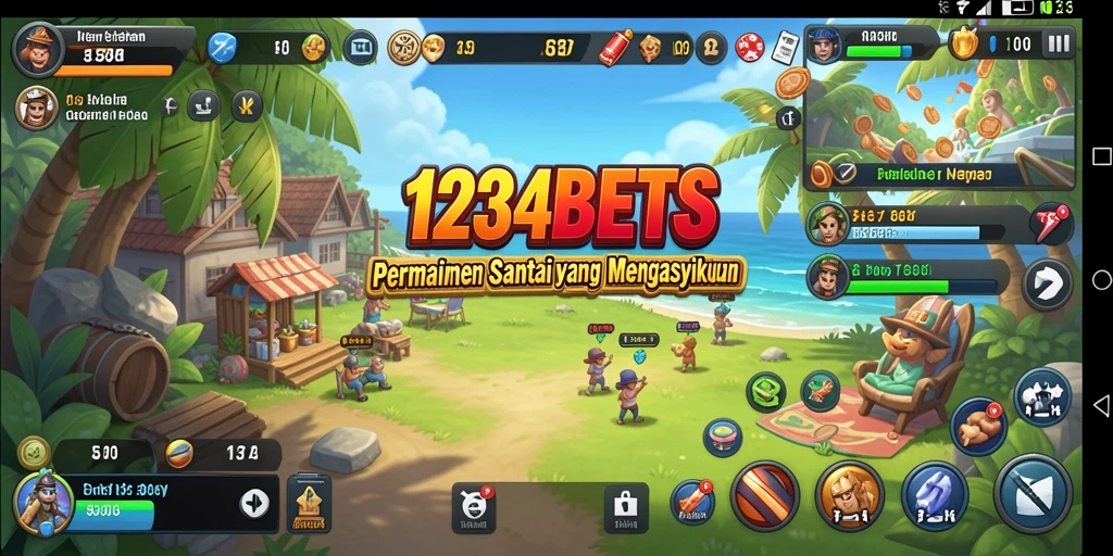 Tampilan gameplay 1234BETS yang menarik dan penuh warna.