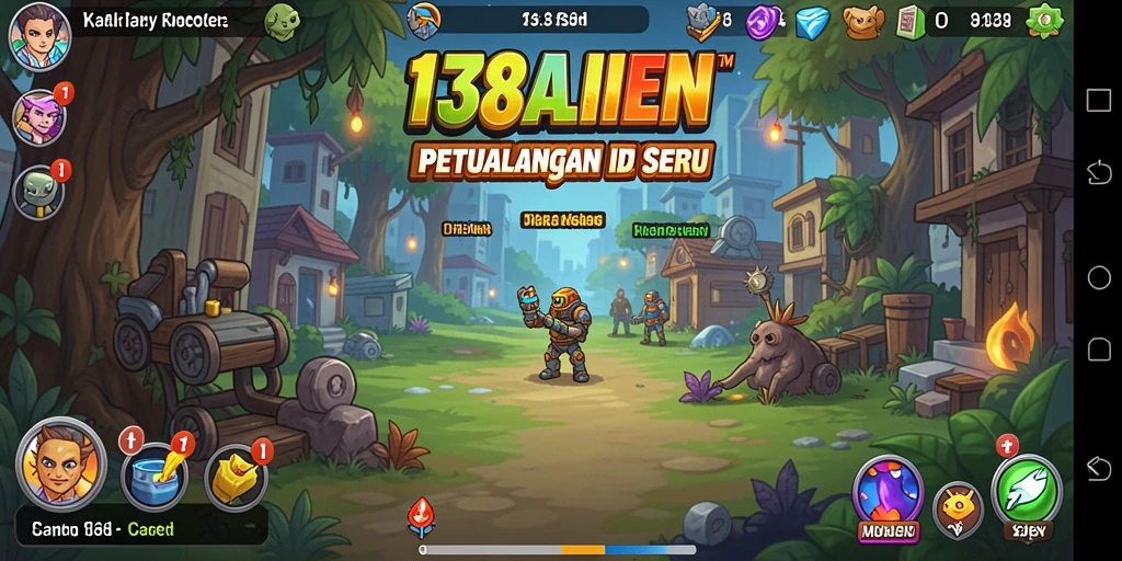 Tampilan gameplay 138ALIEN yang seru dan menghibur dalam genre Idle.