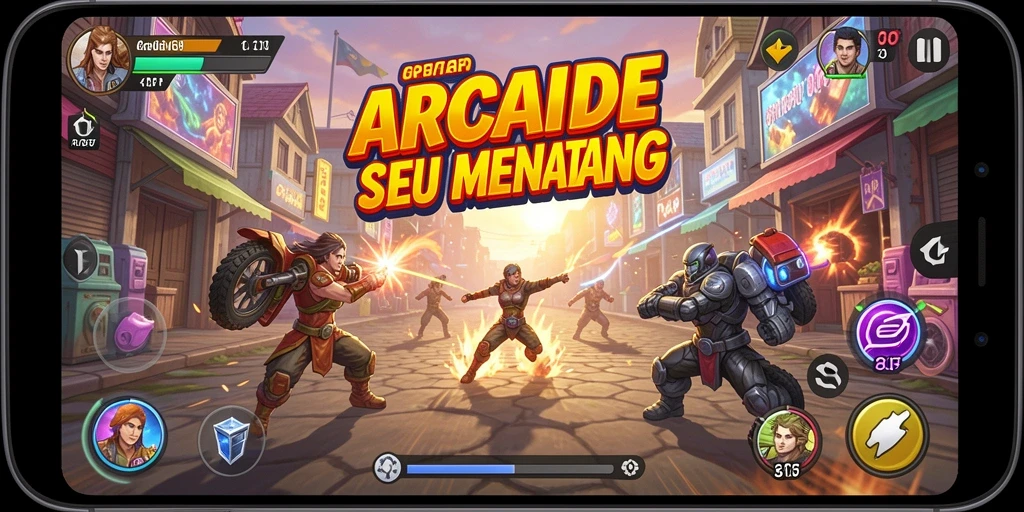 Tampilan gameplay seru dan menegangkan di 6CF.