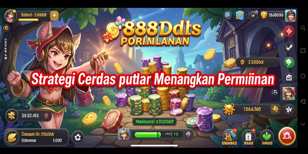 Tangkapan layar menunjukkan aksi strategis dalam 888IDR.