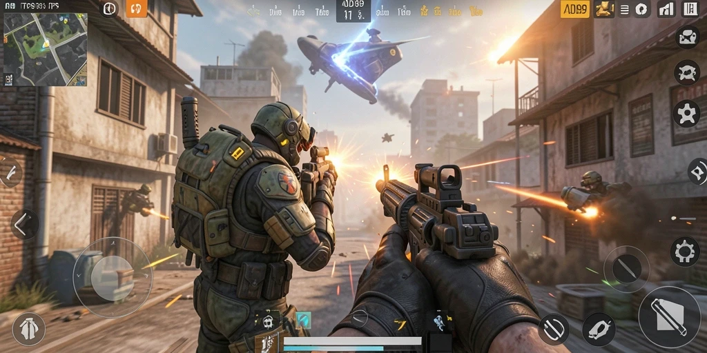 Tampilan gameplay seru dari ADI99 dengan aksi pertempuran yang intens.