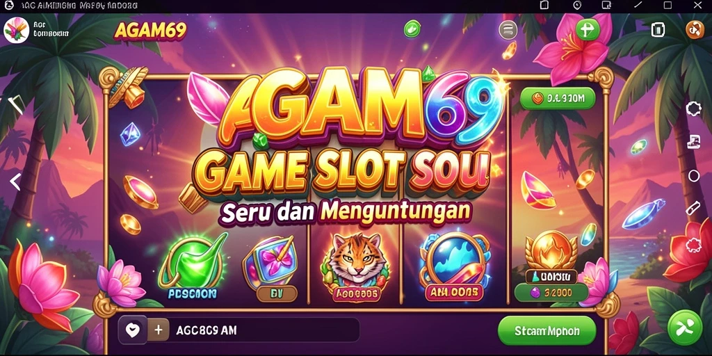 Tampilan gameplay AGAM69 dengan fitur slot yang menarik.