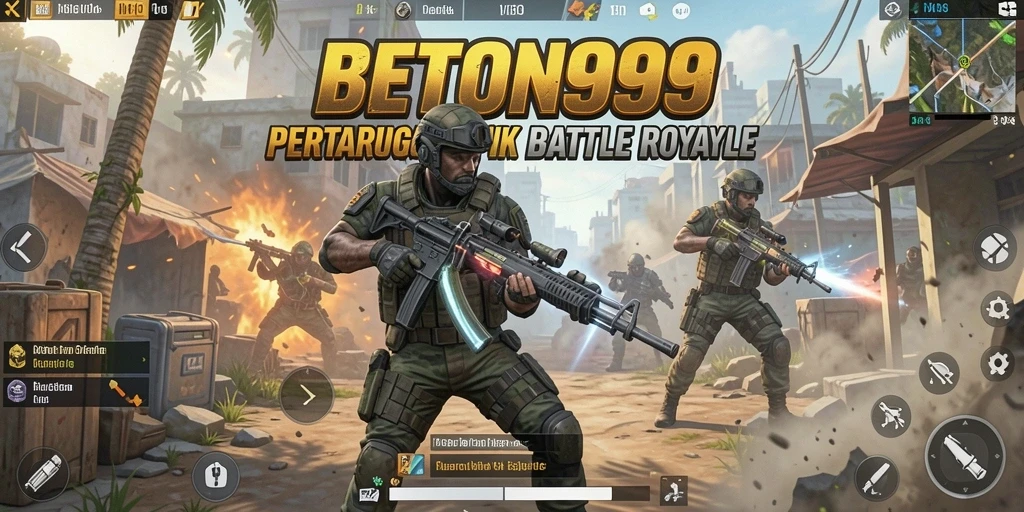 Tampilan menarik dari pertempuran seru di BETON999