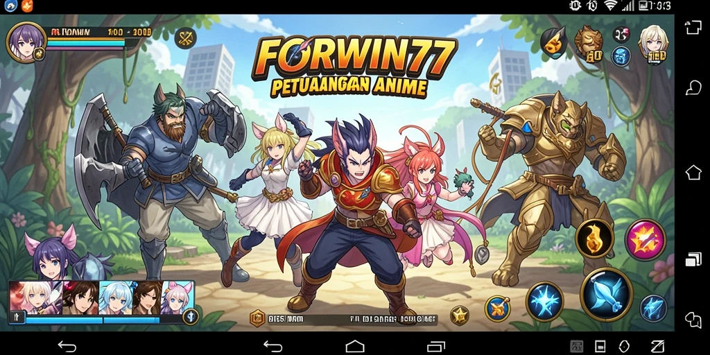 Tampilan menarik dari gameplay <strong>FORWIN77</strong> yang memukau.