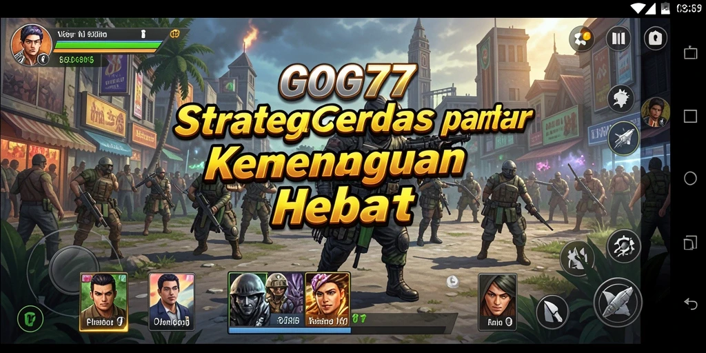 Tampilan seru dari gameplay strategis GOGO77.