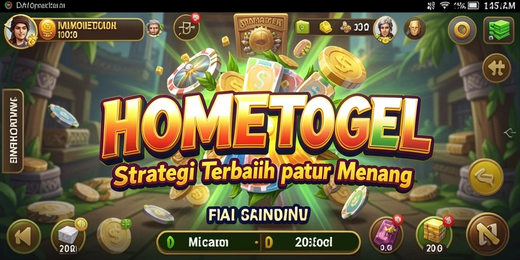 Tampilan gameplay HOMETOGEL yang mendebarkan dan penuh strategi.