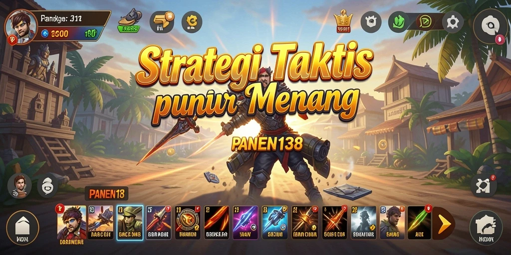 Tampilan menarik dari gameplay strategi PANEN138.