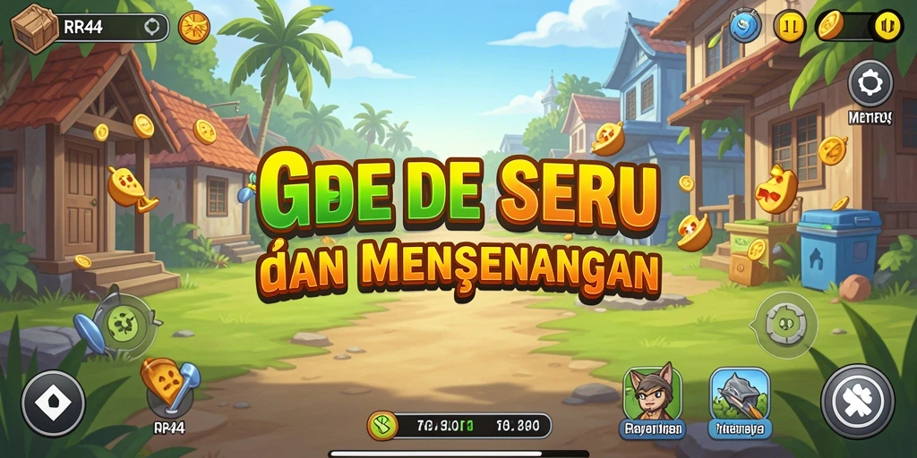 Tampilan gameplay menarik dari RR44 dengan elemen Idle.