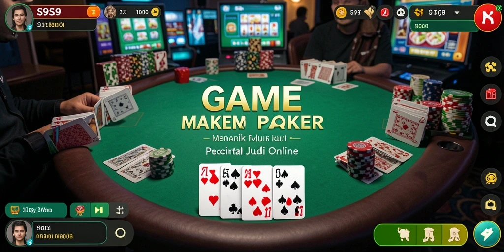 Tampilan gameplay S9S9 yang menegangkan dalam poker.