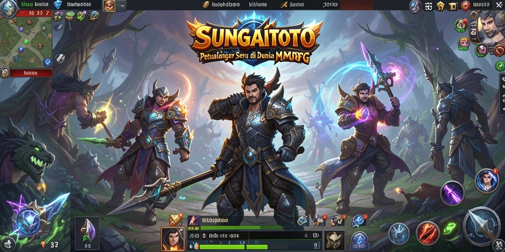 Tangkapan layar gameplay SUNGAITOTO yang menampilkan aksi seru dalam petualangan MMORPG.