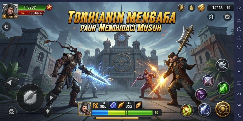 Tampilan menarik dari gameplay Tower Defense TOGEL62 yang menegangkan.